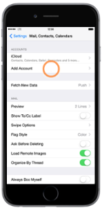 iPhone Exchange Setup iPhone Exchange Setup - step 3
